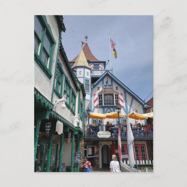 Carte Postale Helen Georgia German Town (Devant)