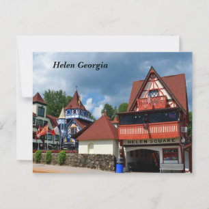 Carte Postale Helen Georgia Village alpin