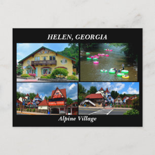 Carte Postale Helen, Géorgie