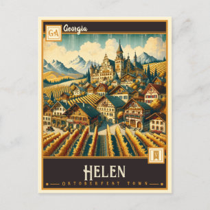 Carte Postale Helen, Géorgie   VINTAGE
