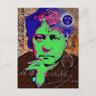 Carte Postale Helena Blavatsky Théosophie Occulte Esotérique Nou