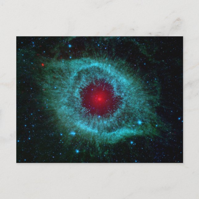 Carte Postale Helix Nebula, Belles Étoiles dans la Galaxie (Devant)
