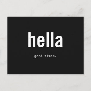 Carte Postale hella bons moments