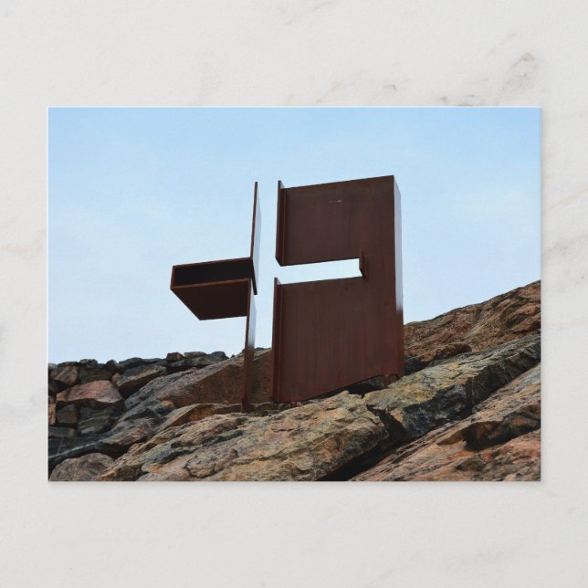 Carte Postale Helsinki, Finlande, Rock Church Cross (Devant)