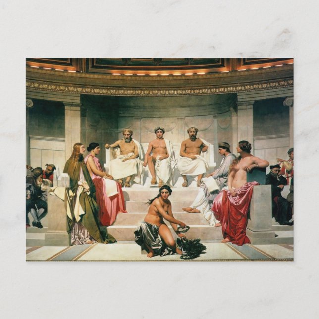 Carte Postale hémicycle de l'éole des beaux (Devant)