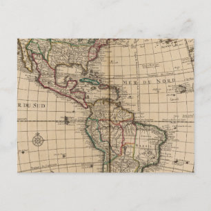 Carte Postale Hémisphère occidental 12