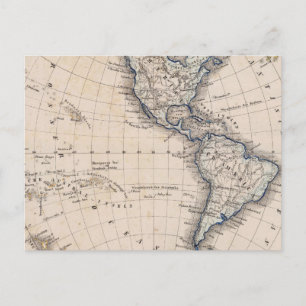 Carte Postale Hémisphère occidental 6