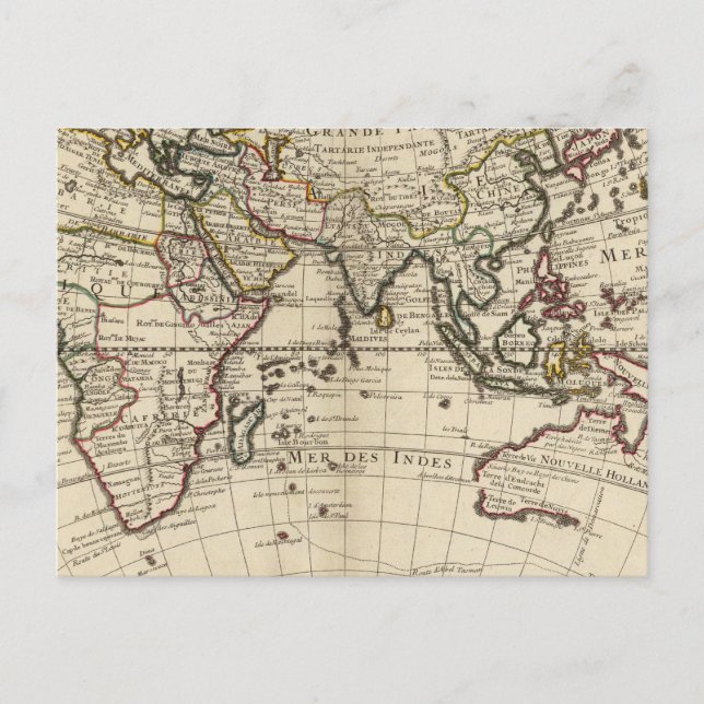 Carte Postale Hémisphère oriental 7 (Devant)