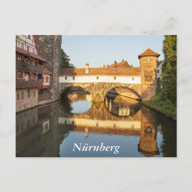 Carte Postale Henkersteg à Nürnberg (Devant)