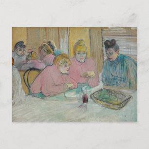 Carte Postale Henri de Toulouse-Lautrec - Dames dans la salle à 