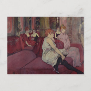 Carte Postale Henri de Toulouse-Lautrec   Dans le Salon de la Ru