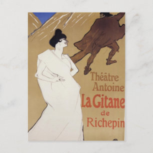 Carte Postale Henri de Toulouse-Lautrec - La Gitane Les Tziganes