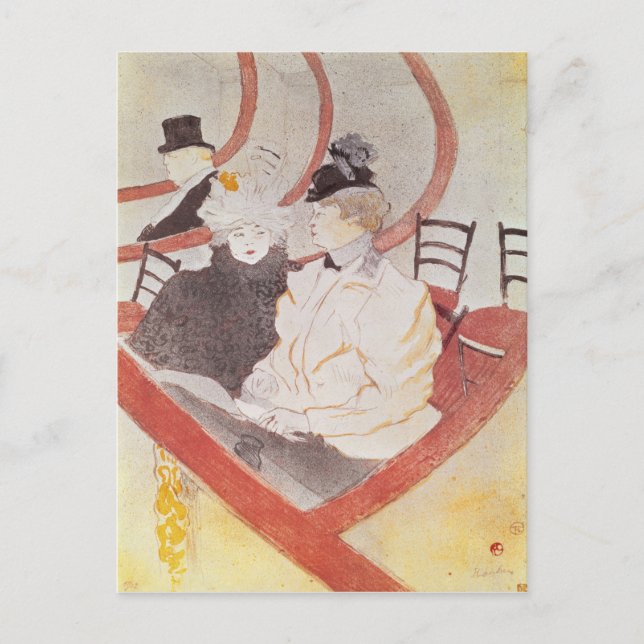 Carte Postale Henri de Toulouse-Lautrec | La Grande Loge, 1897 (Devant)