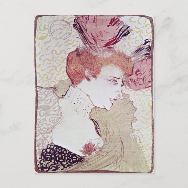 Carte Postale Henri de Toulouse-Lautrec | Portrait de Marcelle L (Devant)