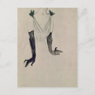 Carte Postale Henri de Toulouse-Lautrec   Yvette Guilbert, 1894