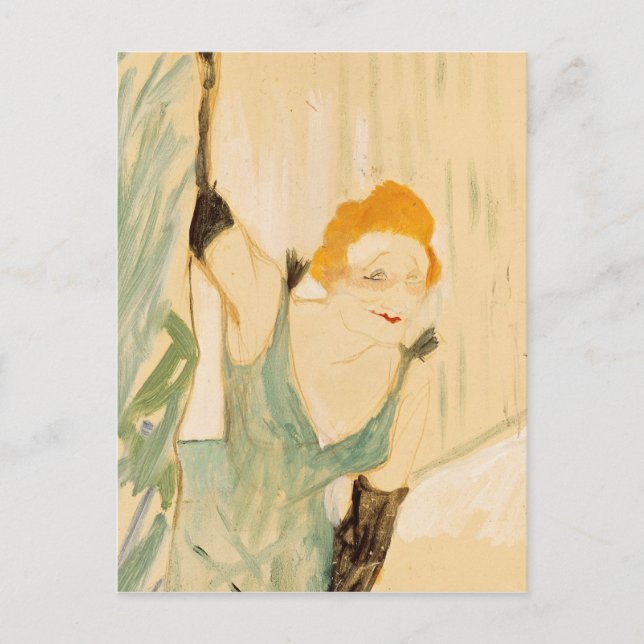 Carte Postale Henri de Toulouse | Yvette Guilbert (Devant)