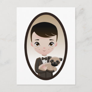 Carte Postale Henri et Pepper