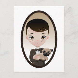 Carte Postale Henri et Pepper