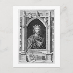 Carte Postale Henri III (1207-72) Roi d'Angleterre de 1216, eng