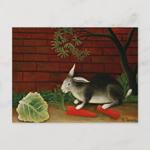 Carte Postale Henri Rousseau art : Rabbit