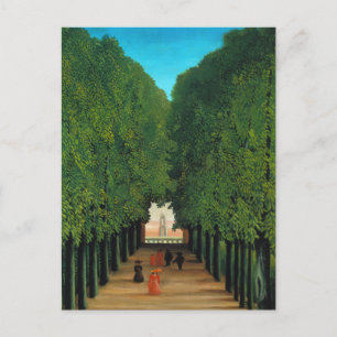 Carte Postale Henri Rousseau, Avenue dans le Parc à Saint Cloud