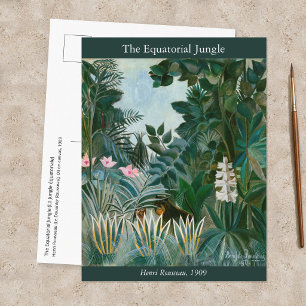 Carte Postale Henri Rousseau - La jungle équatoriale