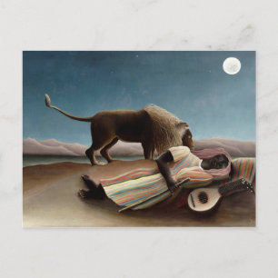 Carte Postale HENRI ROUSSEAU - Le gitan endormi 1897