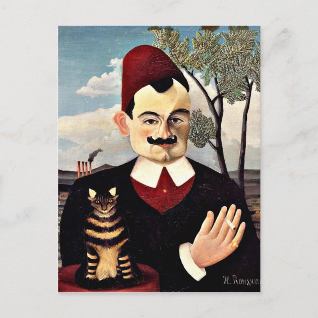 Carte Postale Henri Rousseau - Portrait de Monsieur X (Devant)