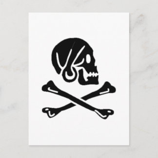 Carte Postale Henry Chaque authentique drapeau de pirate