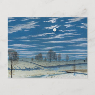 Carte Postale Henry Farrer - Scène D'Hiver Au Lune