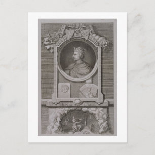 Carte Postale Henry I (1068-1135) Roi d'Angleterre de 1100, eng