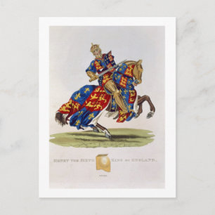 Carte Postale Henry VI, roi d'Angleterre (1421-1471), 1422, de "