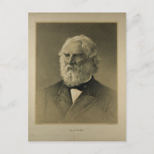 Carte Postale Henry Wadsworth Longfellow Portrait (1888)