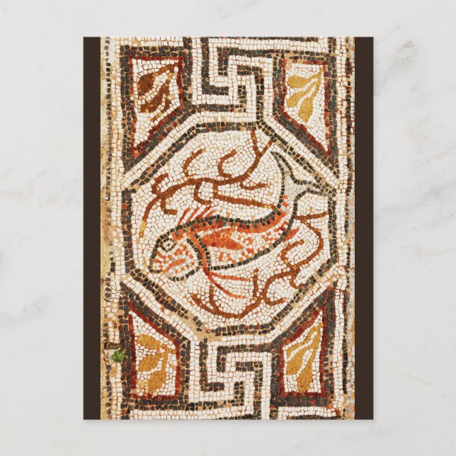 Carte Postale Heraclea Fish Mosaic (Devant)