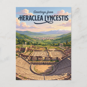 Carte Postale Heraclea Lyncestis Macédoine du Nord
