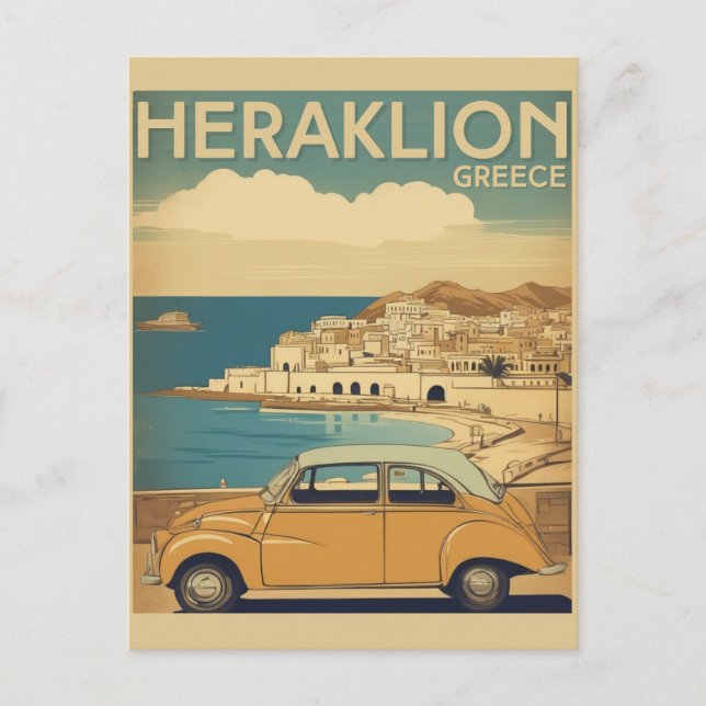 Carte Postale Héraklion, Iraklio. vocation grèce (Devant)