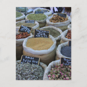 Carte Postale Herbes et épices