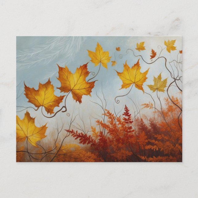 Carte Postale Herbstblätter (Devant)