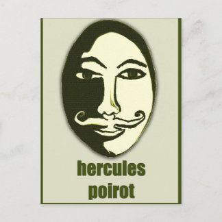 Carte Postale hercule Poirot