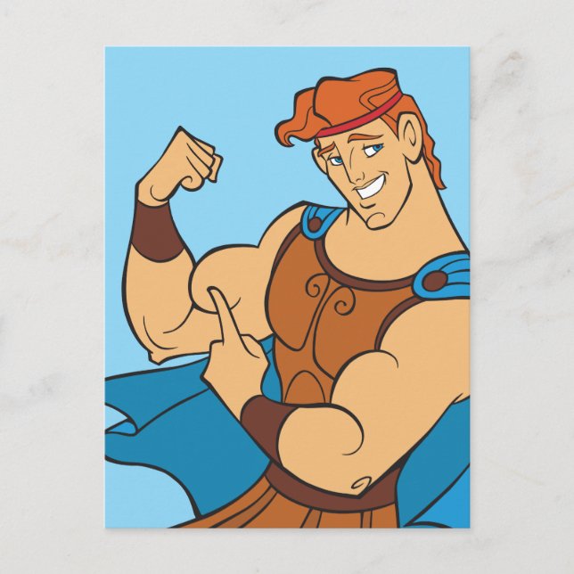 Carte Postale Hercules Bicep Flex Postcard (Devant)