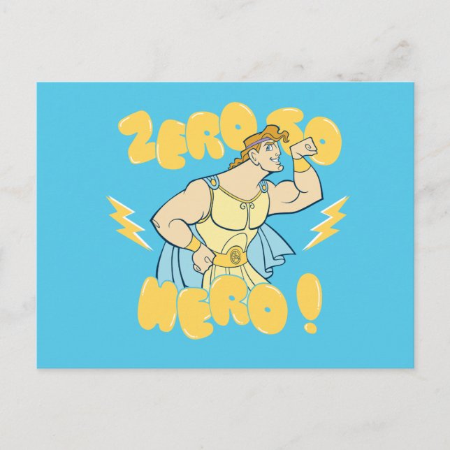 Carte Postale Hercules - Zero to Hero Postcard (Devant)