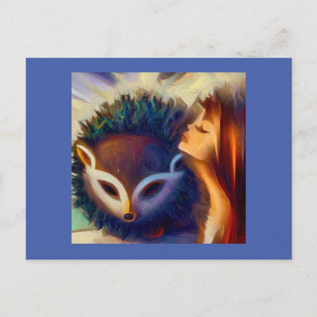 Carte Postale Hérisson animal Spirit 2 (Devant)