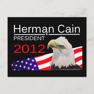 Carte Postale Herman Cain - Président 2012