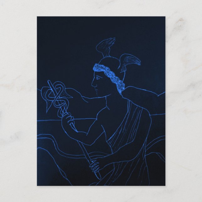 Carte Postale Hermes - Le Dieu du messager (Devant)