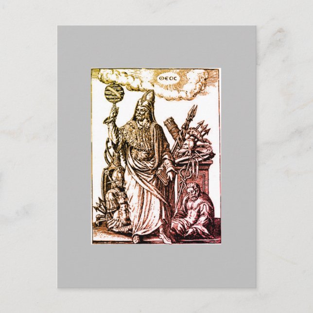 Carte Postale Hermes Trismegistus (Hermes le plus grand des Thri (Devant)