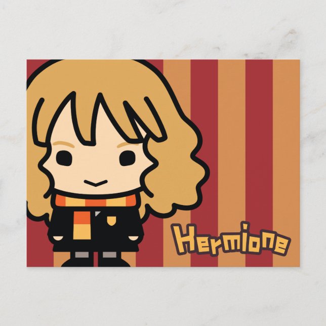 Carte Postale Hermione Granger personnage de dessin de personnag (Devant)