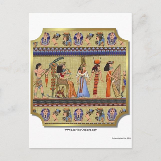 Carte Postale Héroglyphes égyptiens Vêtements, Cadeaux Objets de (Devant)