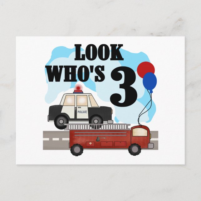 Carte Postale Héros de tous les jours 3e anniversaire Tshirts et (Devant)