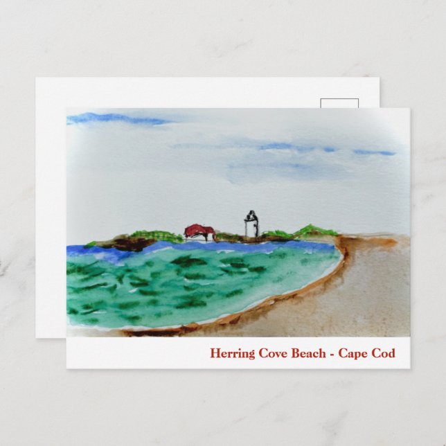 Carte Postale Herring Cove Beach - Cape Cod - (Devant / Derrière)