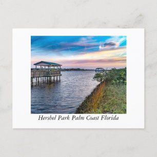 Carte Postale Hershel Park Palm Coast Floride